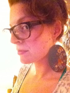 artist in my fav earrings 2
